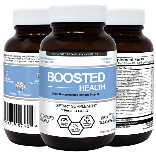 Three Bottles of Boosted Health